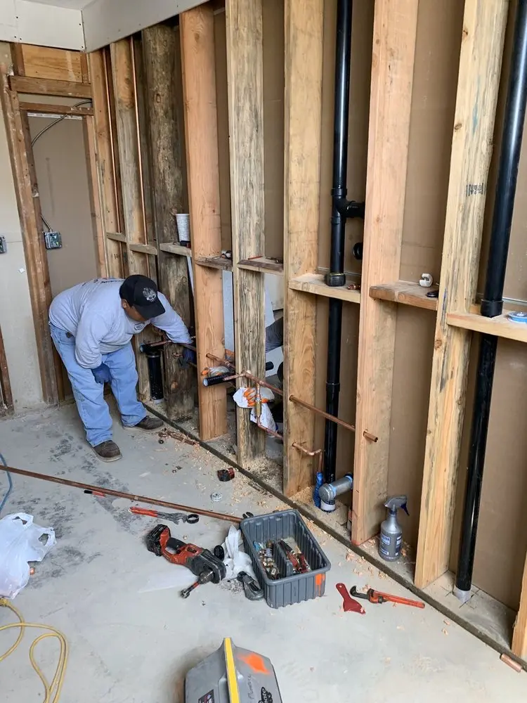 Commercial rough-in plumbing for Gas Line Repair in Byram